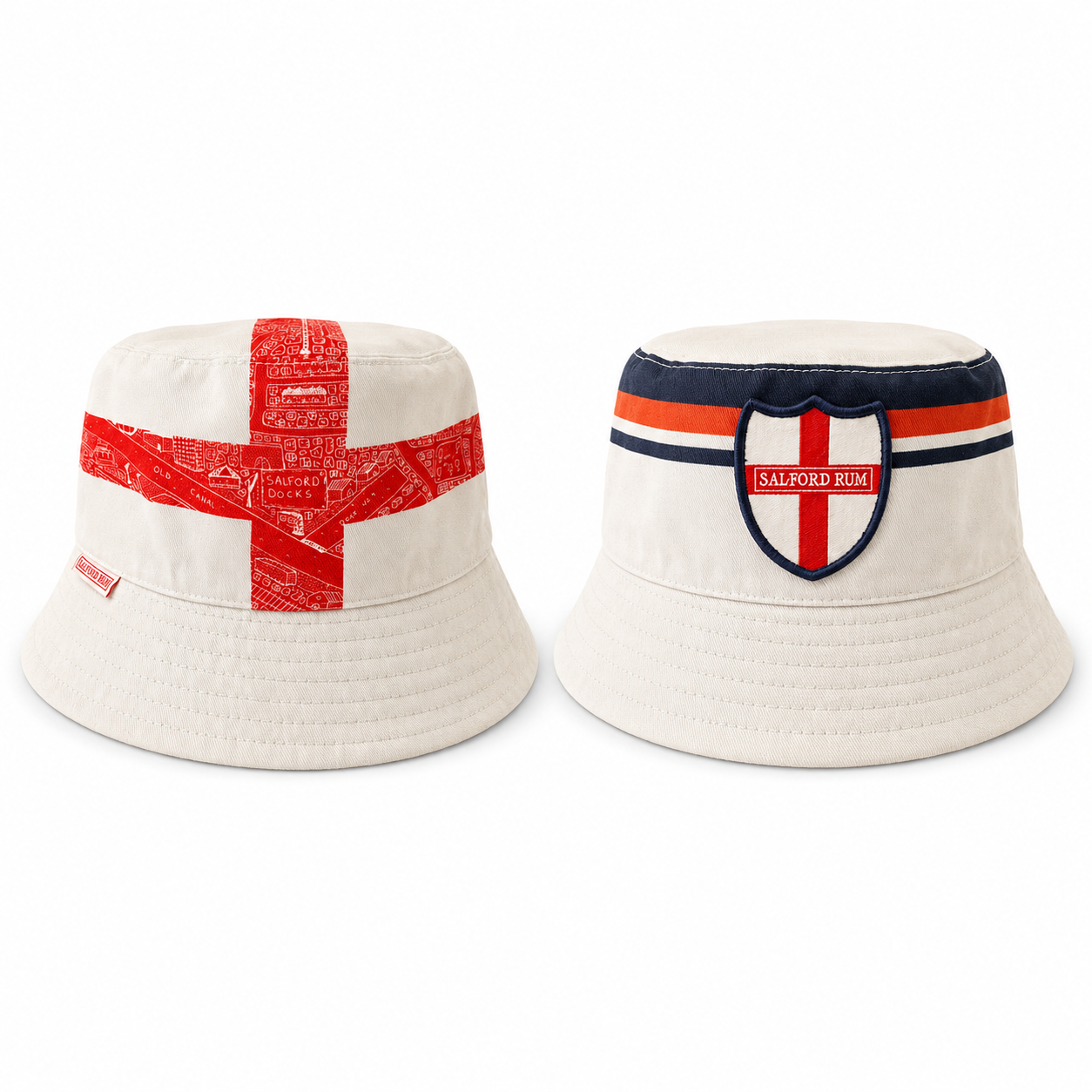 Salford Rum Reversible England Bucket Hat