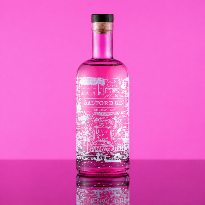 Salford Gin Rhubarb 700ml bottle – Salford Gin