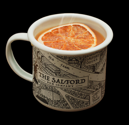 Salford Rum gift set bottle with tumbler paired together