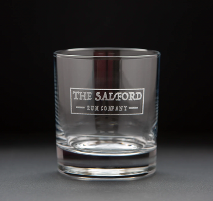 Salford Rum gift set lifestyle flat lay