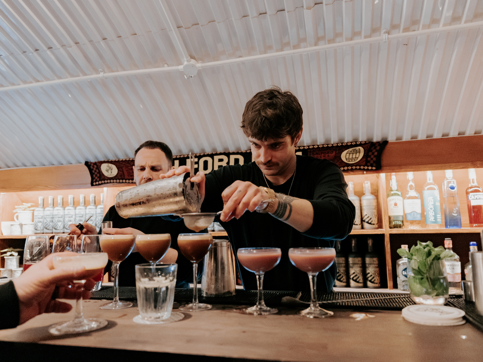 Guests enjoying a Salford Distillery experience