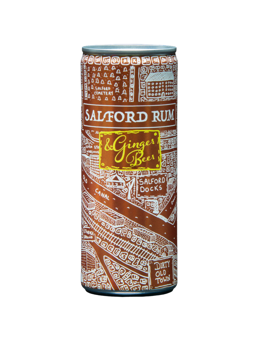 Single Salford Rum & Ginger Beer Can