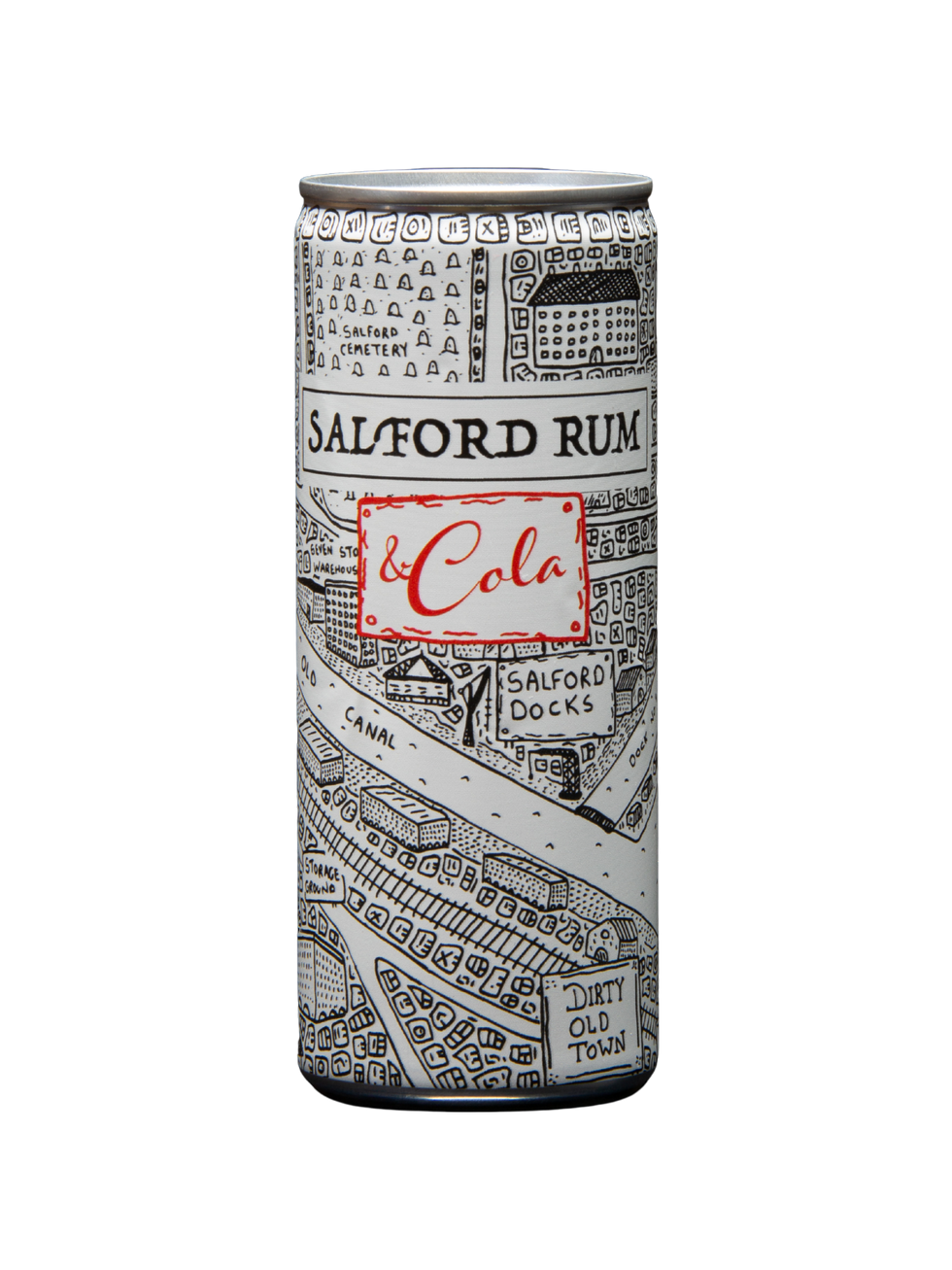 Single Salford Rum & Cola Can