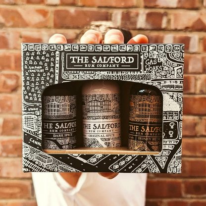Salford Rum Miniature Gift Set 3 x 5CL