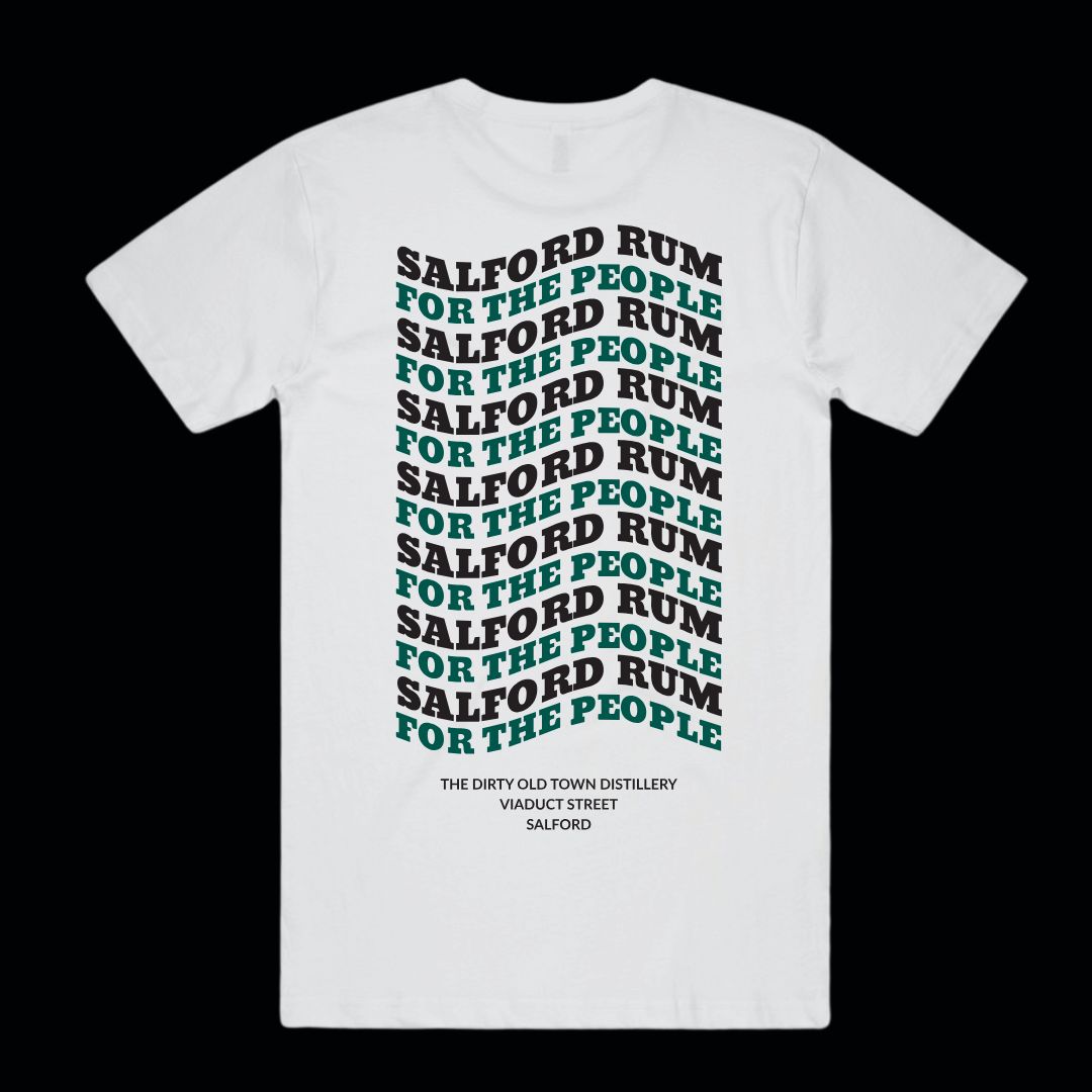 Salford Rum For The People graphic t-shirt – navy