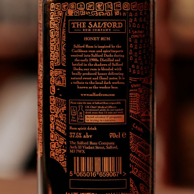 Salford Honey Rum lifestyle pour shot