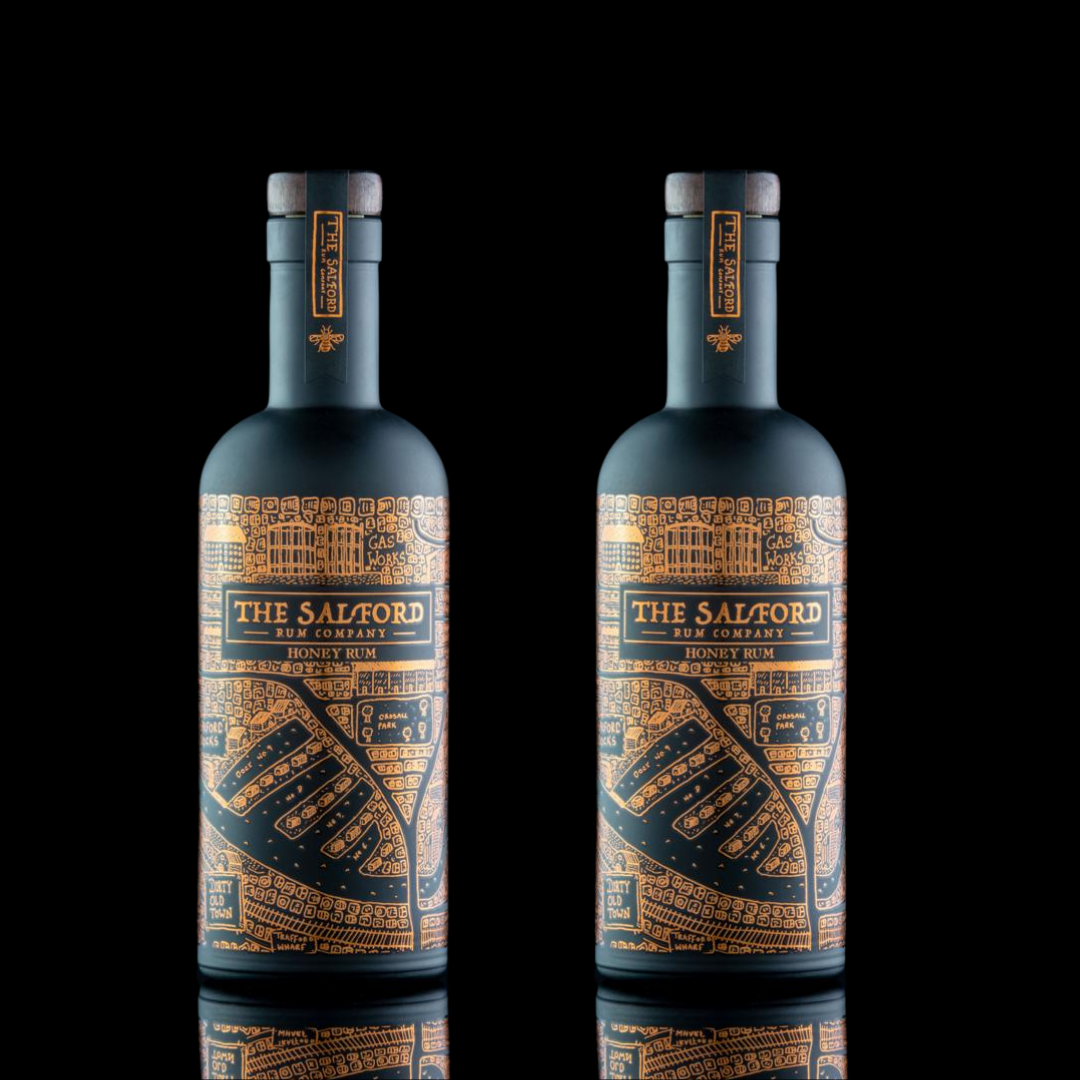 Salford Rum bundle gift set arrangement